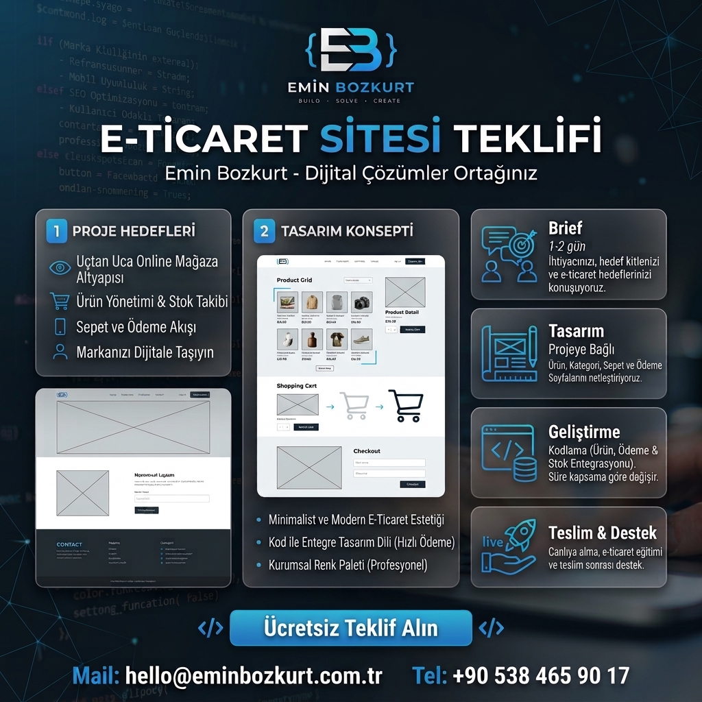 E-Ticaret Sitesi